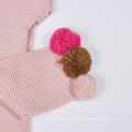 Écharpe tricotée sur le logo personnalisé pour les filles